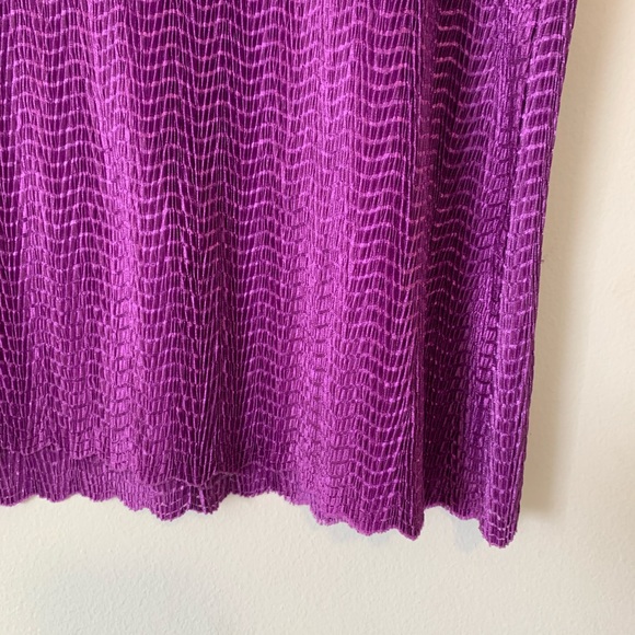 Allison Daley Purple Short Sleeve Blouse size 2X - Picture 6 of 6